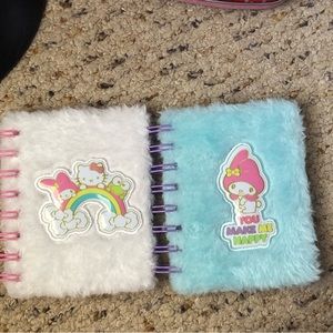 Sanrio Fuzzy Mini Notebook Bundle